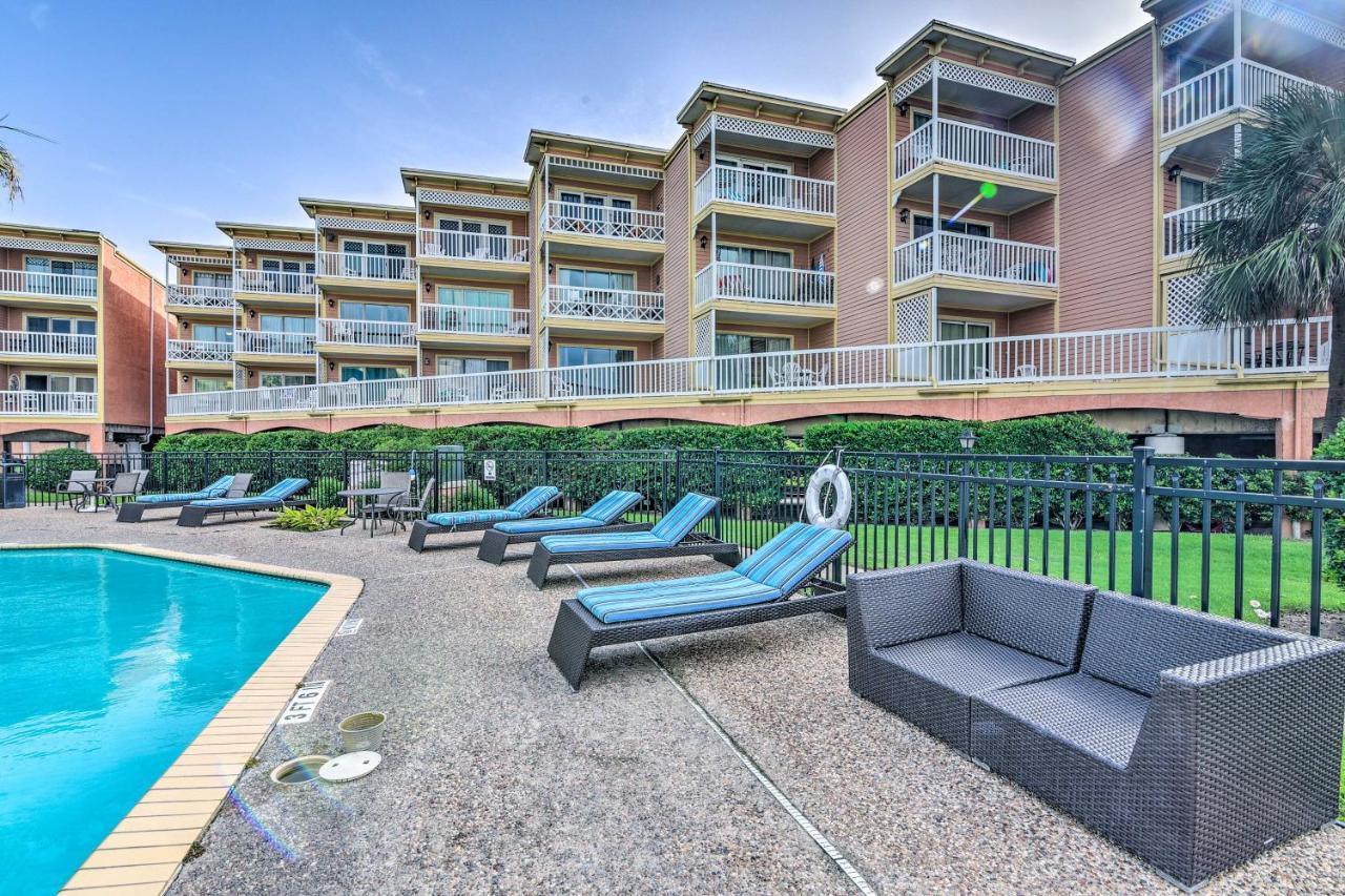 Coastal Galveston Condo Walk To Shoreline! Exterior foto