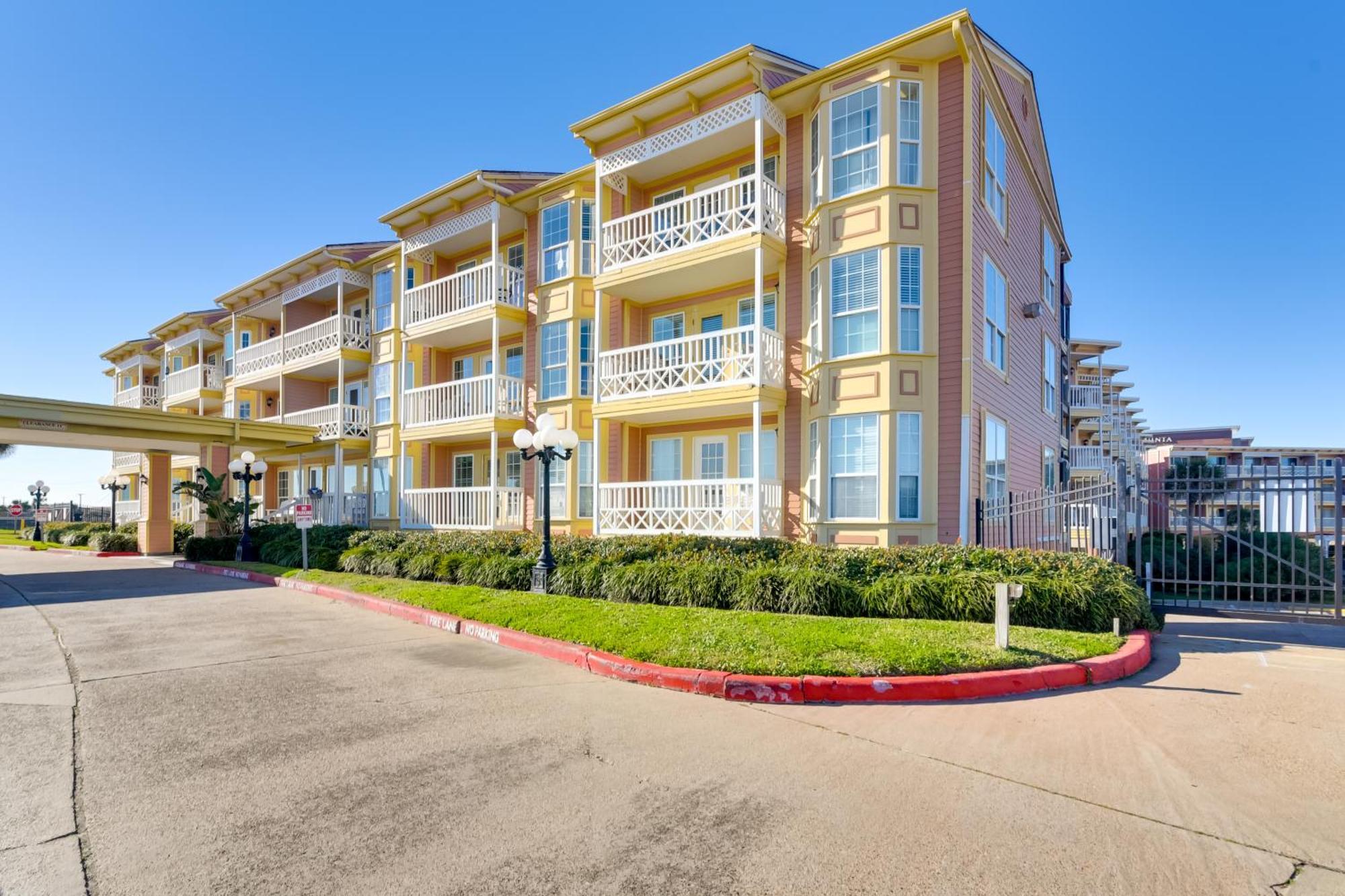 Coastal Galveston Condo Walk To Shoreline! Exterior foto