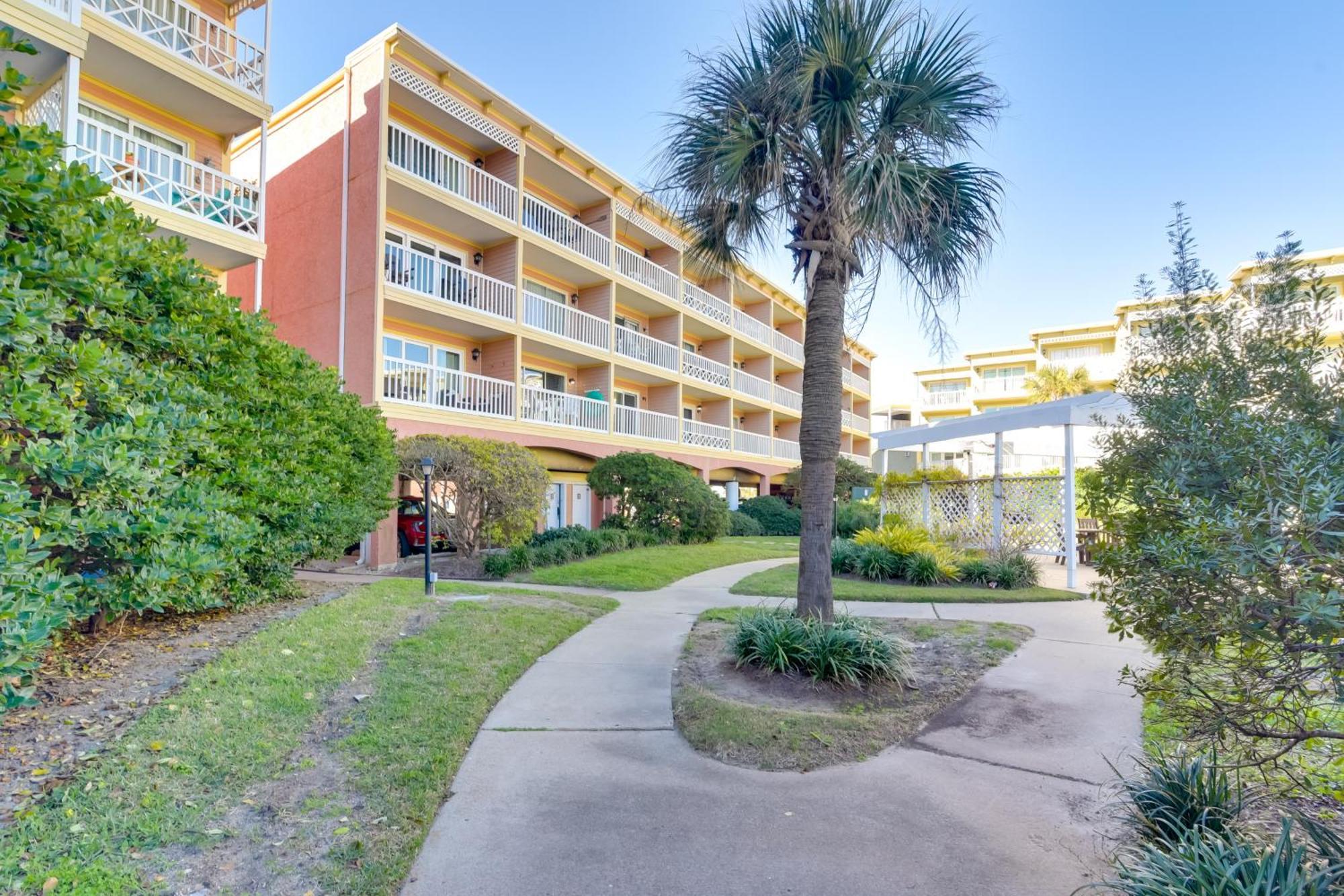 Coastal Galveston Condo Walk To Shoreline! Exterior foto